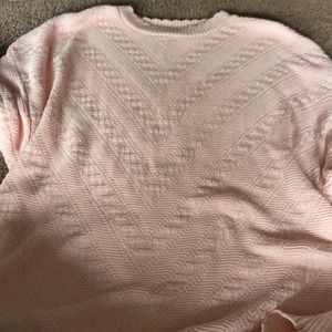 This is a haband for her pink sweater medium